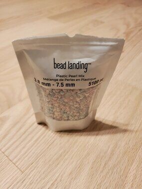 Bead Landing Assorted Color Flatback Pearl's